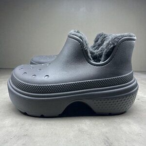 Crocs Unisex-Adult Stomp Lined Shorty Boots Ankle - Size: 9 Women / 7 Men